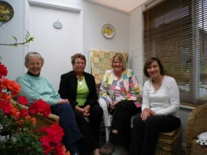 Val Coffin, Janice Rolls, Jane Meaker, and Pauline Batstone